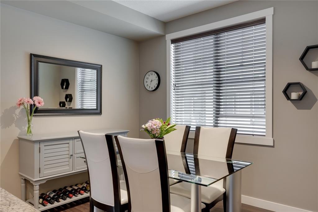 Dining nook with oversized window — ideal for morning light.